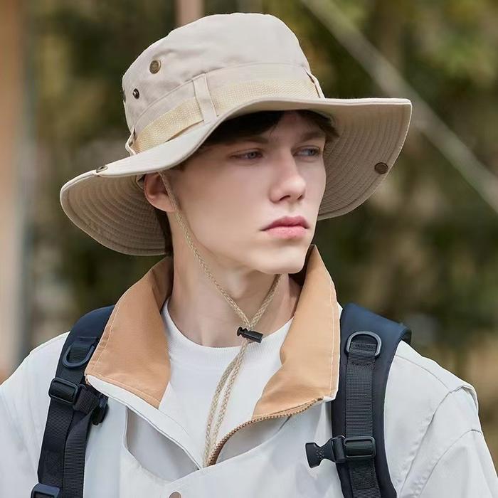 GRATIS ONGKIR ! TOPI BUCKET RIMBA HAT HIKING PRIA TOPI GUNUNG PANTAI VISOR RIMBA OUTDOOR HIKING HUTA