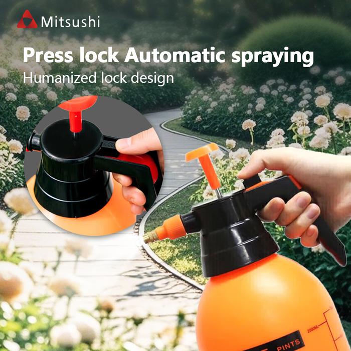 Mitsushi Pressure Sprayer 1,5LITER 2LITER 3LITER / Botol Spray Semprotan Pompa Manual Semprotan Tana