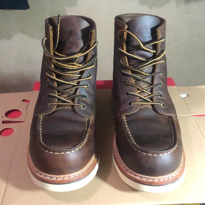 Sepatu Boots RedWing 875 size 41 insol 26cm Leather kulit , made in china second like new