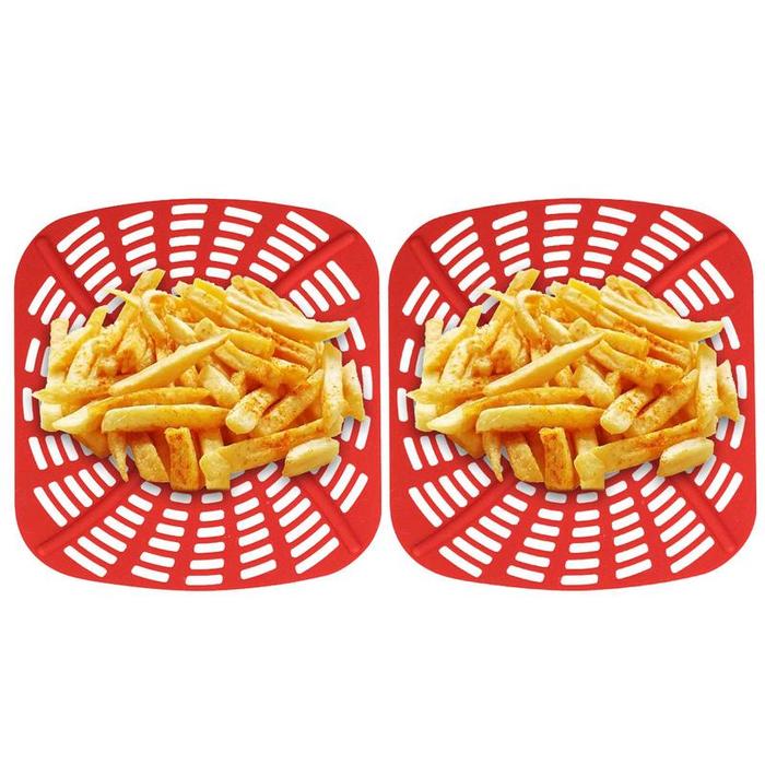 Silicone Mat For Airfryer Perforated Silicone Liners Non-Stick