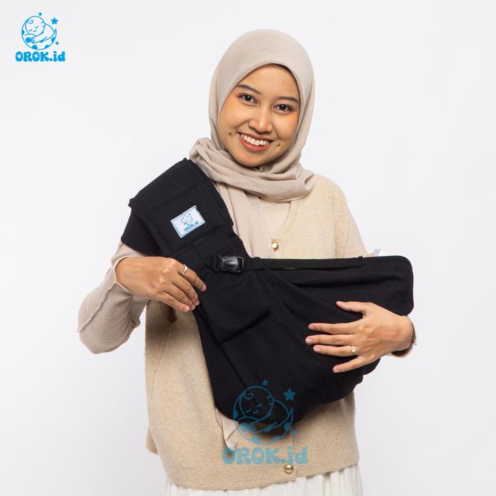 OROK.id Gendongan Bayi Samping Adjustable Instant Anak Newborn Geos Baby Wrap Bisa Diatur Panjang Pe