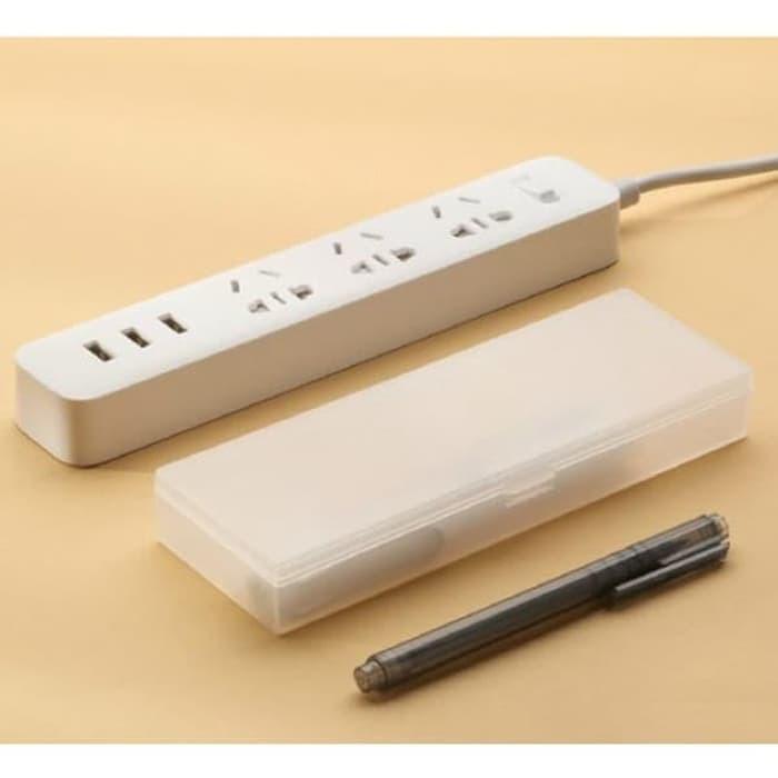 Stop Kontak USB Power strip Model Mi Smart 3 USB + 3 Colokan Listrik *