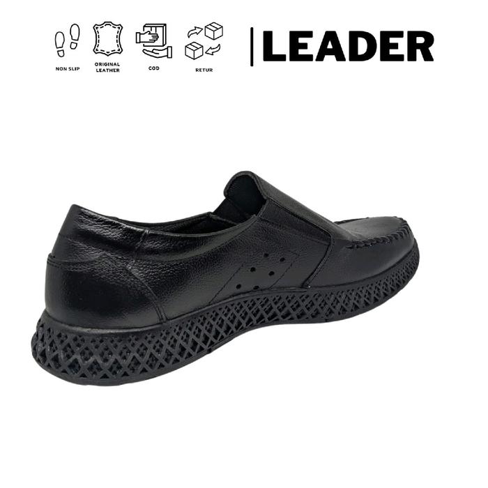 jual sepatu pria anti slip | slip on pria murah | sepatu kulit sapi | brodo sepatu original