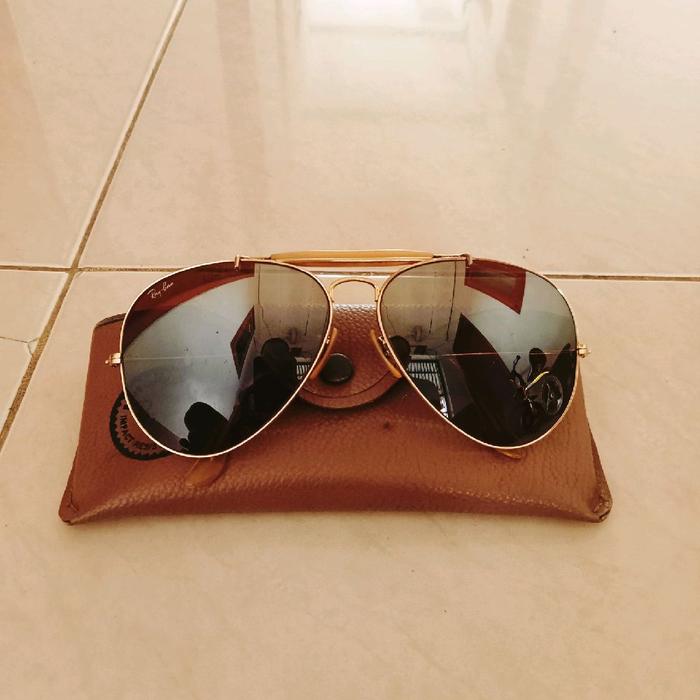 rayban bl usa orjianl driving size 62 BAUSCH &lomb Sunglasses Frame Gold