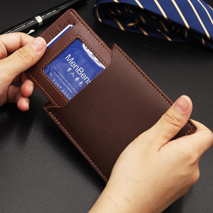 Mb079 - Dompet Lipat Pendek Kulit Kartu Pria Wanita Premium Import