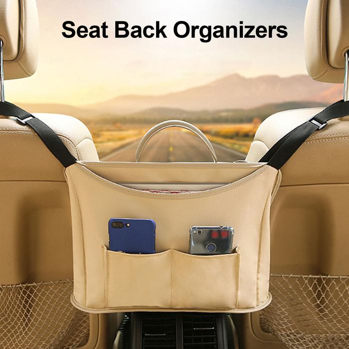 Car Pet Barrier Bag Universal Seat Phone Holder Storage Organizer