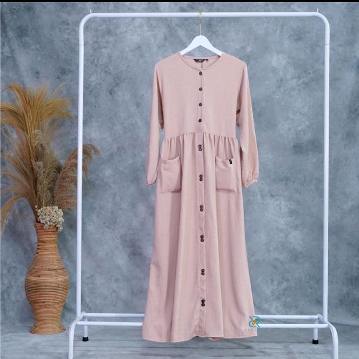 D&R PROJECT - Diamond Dress S M L XL Fashion Muslim Kekinian Baju Kuliah GAMIS REMAJA MILENIAL
