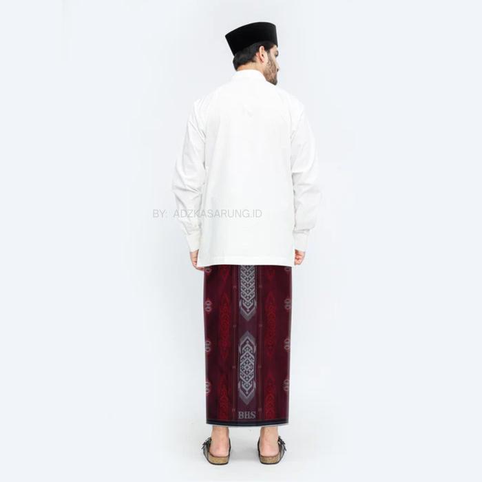 Sarung BHS Excellent Silver Motif E57 Motif JGK Bahan Merceriezed [Garansi Original]