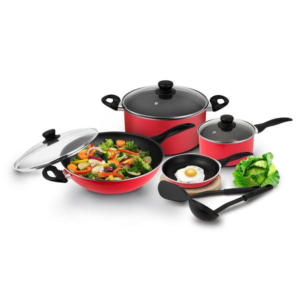 KIRIN Panci Set Teflon 6 Pcs - GORDANG Set