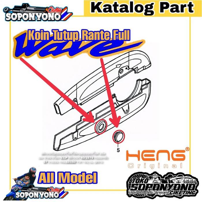 +✅𝗧𝗘𝗥𝗠𝗨𝗥𝗔𝗛 | KOIN TUTUP RANTE FULL STAINLESS GLOSSY MATTE ALL MODEL BY HENG PAYU TAKEGAWA WASZ MP TH