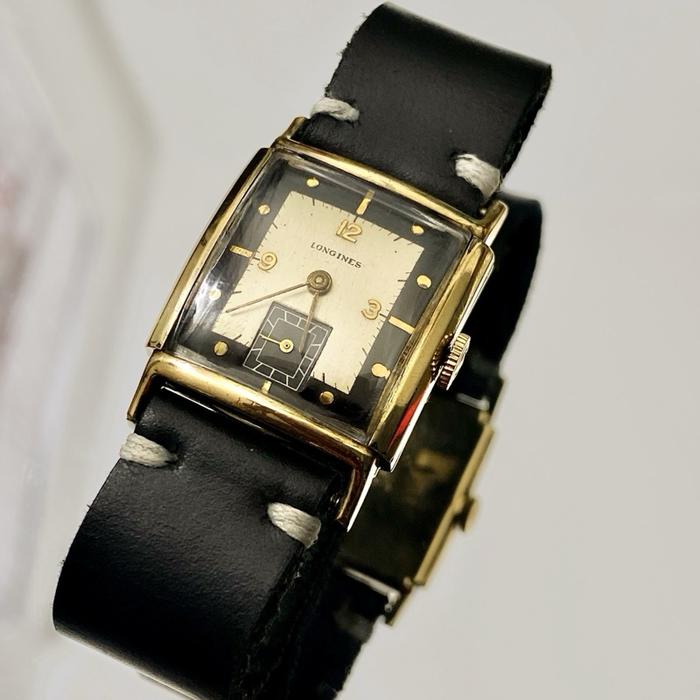 Super rare Longines tuxedo panda art deco 1940 no omega oris zenith tag heuer tissot hamilton rolex 
