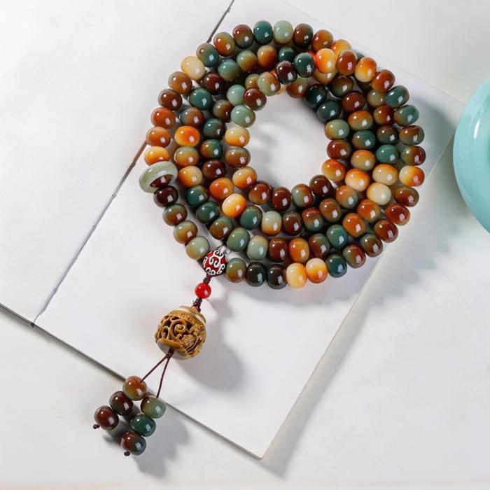 Tasbih Kayu Alam 33 & 99 Butir Diameter manik-manik 10,5mm-12mm — Alami, Halus, Nyaman Digenggam. Pi