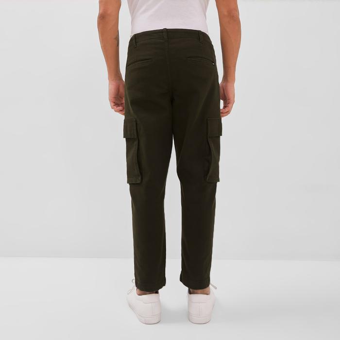 Edwin Jeans - Celana Cargo Panjang Pria Reguler Fit Nichol Olive