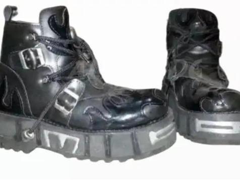 SEPATU NEWROCK PRIA // SEPATU BOOTS ROCKER // SEPATU PERTUNJUKAN ITEM