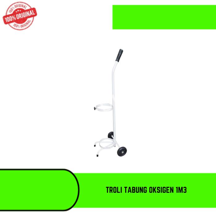 Troli Tabung Oksigen 1m3 untuk Tempat Tabung Oksigen 1 M3