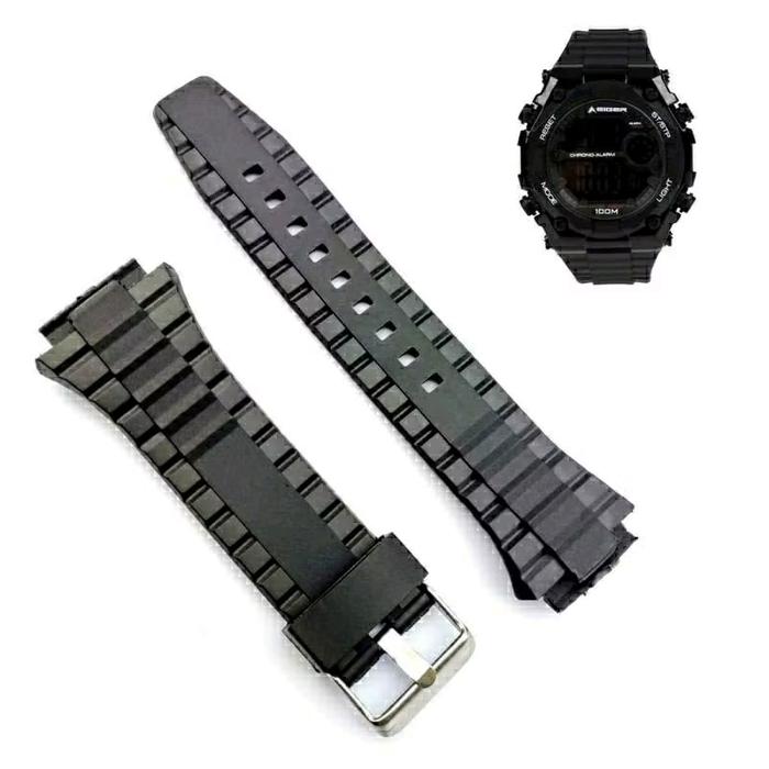 Strap Tali Jam Tangan Eiger LCD WATCH 1.0 Tali Jam Eiger Lcd Watch Free Pen