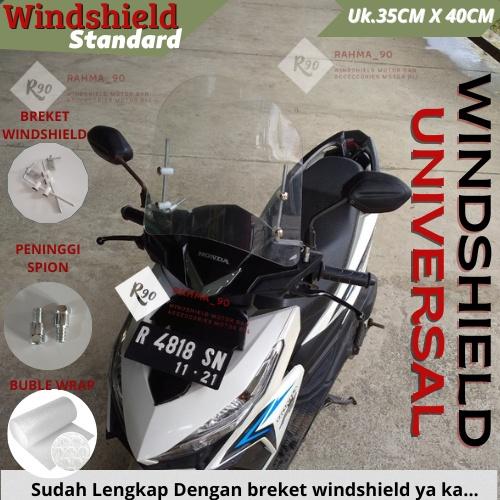 Terlaris Windshield Winsil Tameng Angin Visor Visor Angin Pelindung Dada Windsil Windsild Beat Karbu