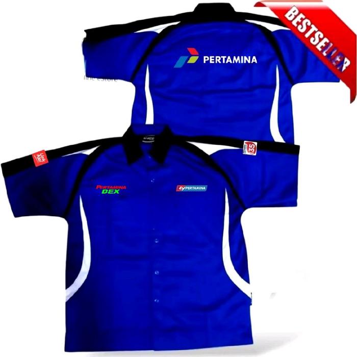 kemeja Pertamina dex baju Pertamina dex seragam Pertamina dex kemeja kerja Pertamina dex baju kerja