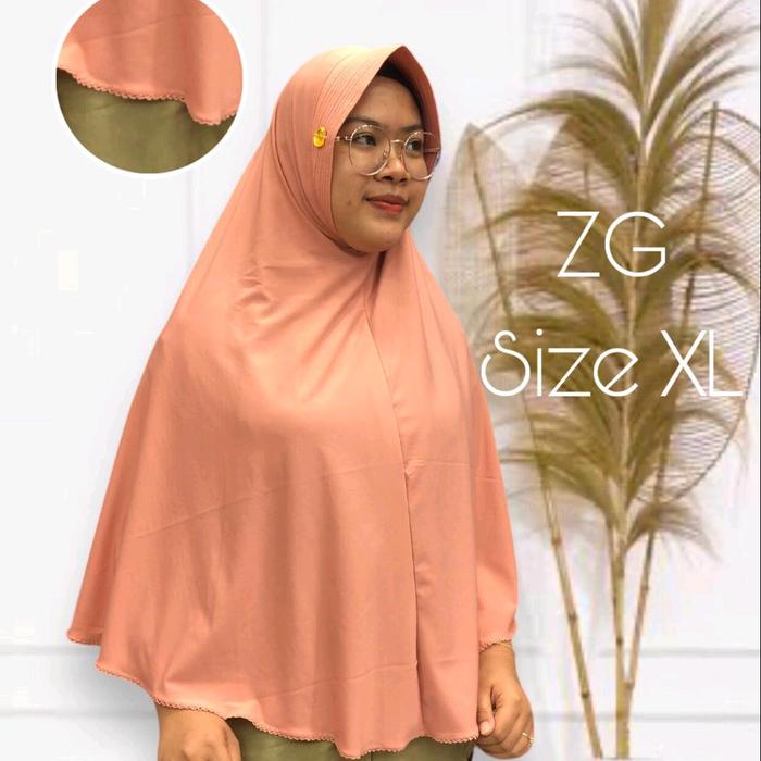 BERGO PET JUMBO BORDIR PICOT PLAT LOGO "NY hijab"