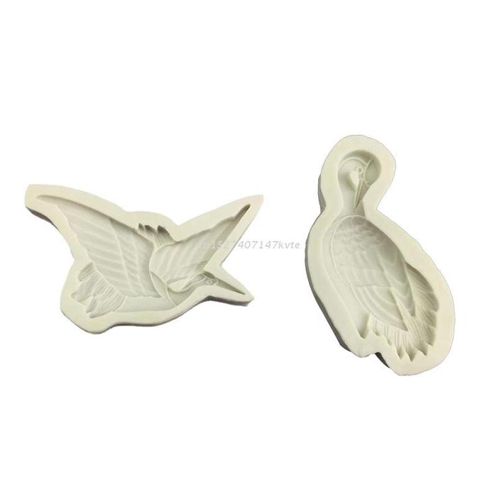 Animal Crane Shaped Silicone Molds Fondant Craft Moulds Cake Candy