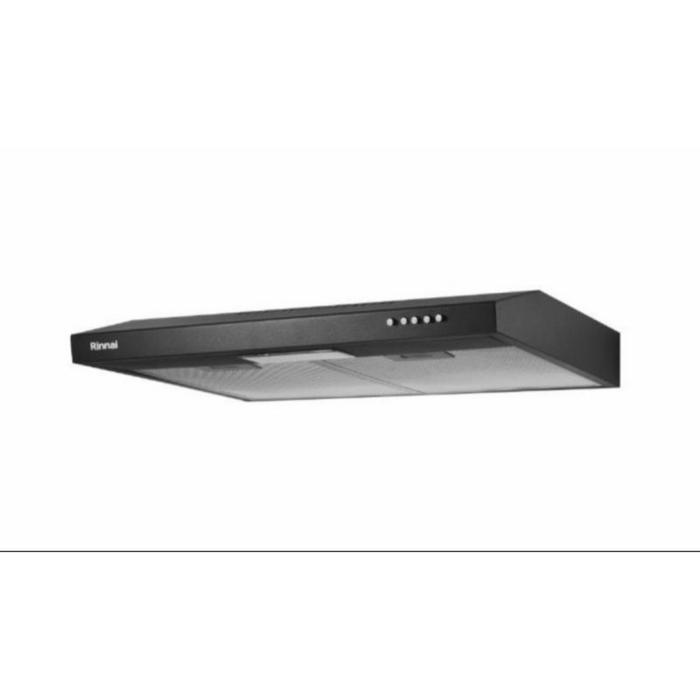 Cooker Hood Rinnai RH-127B Slim Series 695mm Grit Black 200 m³/h