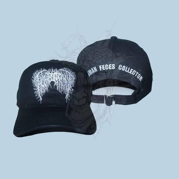 HYMENOTOMY - Human Feces Collector  - DAD HAT / CAP / TOPI DISTRO / TOPI BAND METAL ORIGINAL