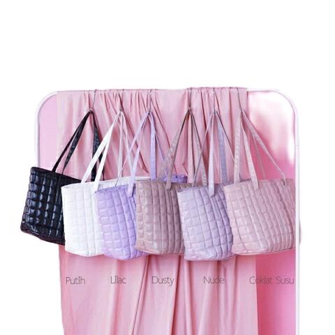 Shopper Rufle GL Tas Murce tapi bahannya bagus  hanya Rp. 45.000