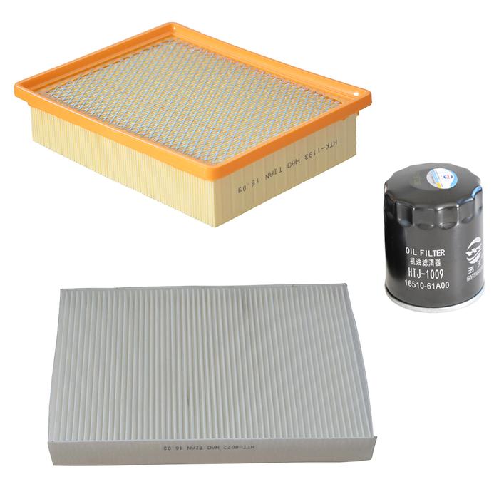 3Pcs Oil Cabin Air Filters Kit Eado Dt 1.6L 2017 Alsvin V7B211 1.6 L 2014 1651061A00 1109013Ak01 811