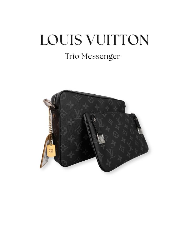 LV Trio Messenger Bag Monogram Eclipse Reverse