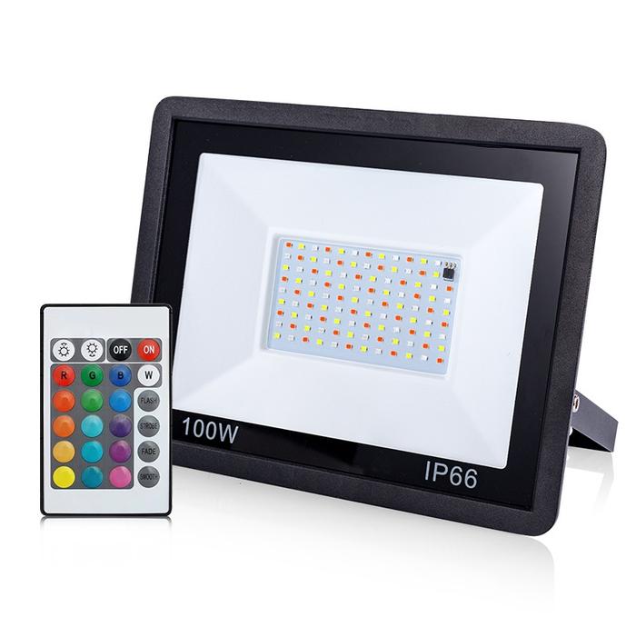 RGB LED Flood Light 20W 30W 50W 100W Outdoor RGB Floodlight Spotlight