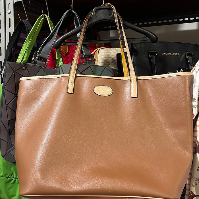 Tas preloved coach tote bag branded bag original