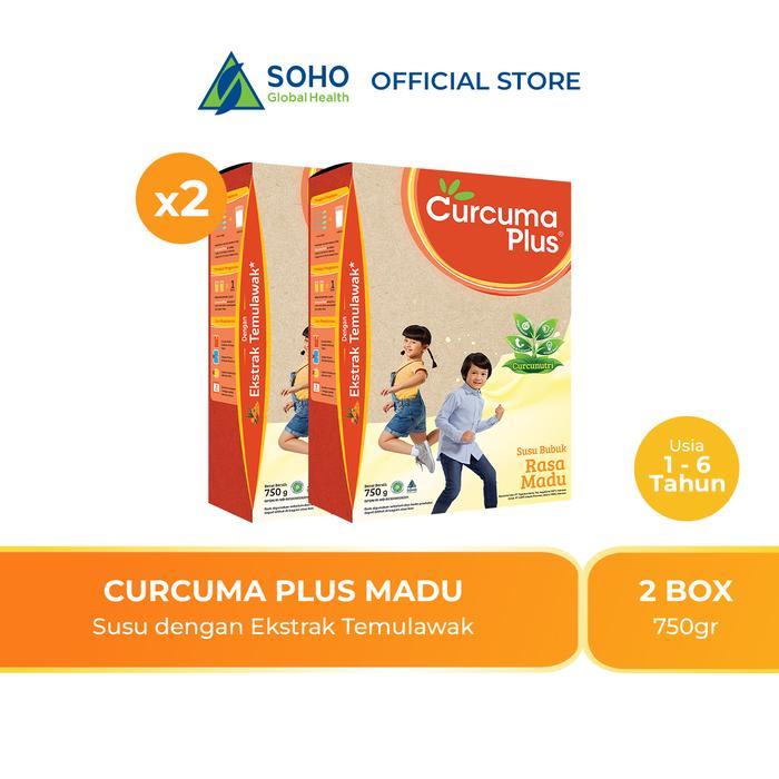 Curcuma Plus Susu Bubuk Temulawak Tumbuh Kembang Anak - Madu 750gr @2