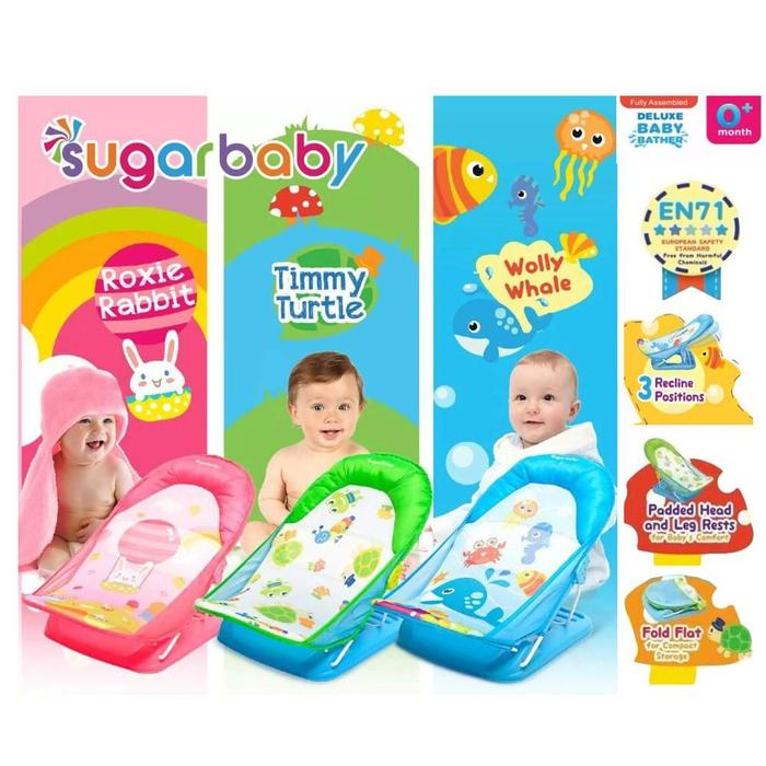 Sugar Baby Deluxe Baby Bather Kursi Mandi - GREEN