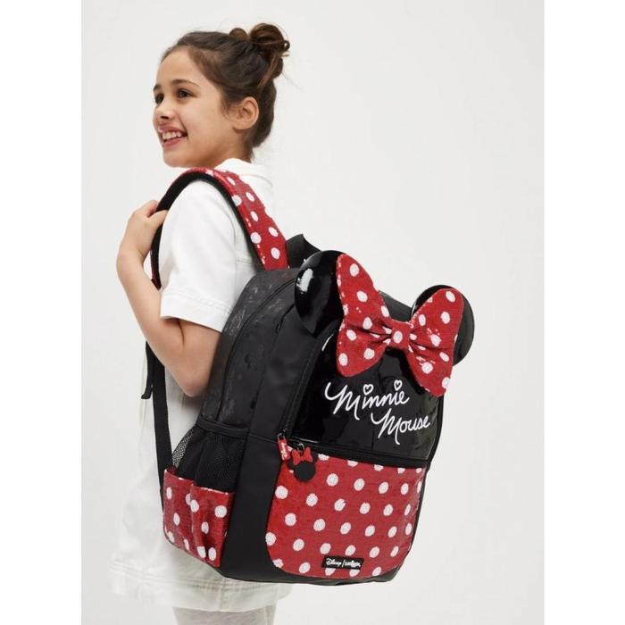 SMIGGLE MINNIE CLASSIC SEQUIN BACKPACK BOTTLE