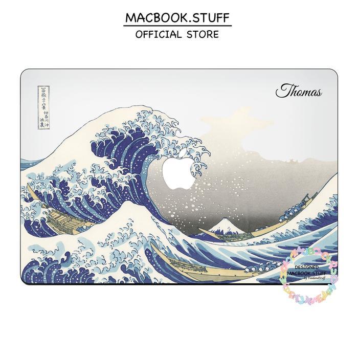 CASE MACBOOK Case CUSTOM KANAGAWA NEW AIR PRO RETINA 11 12 13 15 INCH *