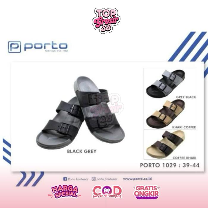 Porto 1029M - Sandal Pria Sandal Selop Porto Original