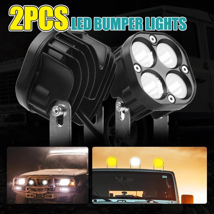 2pcs LED Pod Lights Offroad Driving Fog Lights 40W Super Bright