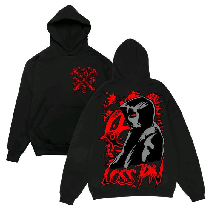Promo! Hoodie Loss PN Pagar Nusa Bahan Cotton Fleece Warna Hitam
