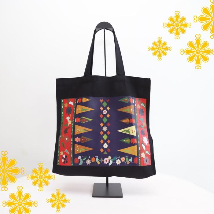 TMII X YBA Totebag Perangko Hitam
