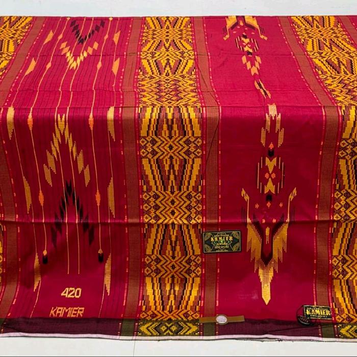 Sarung Tenun Sutra Kamer 420 Exclusive Motif BHS SGF, SGE, SGA 4 Kain