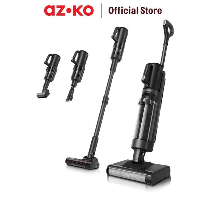 AZKO Klaz Vacuum Cleaner & Floor Scrubber Dual Roller Multifungsi Alat Pembersih Vakum Nirkabel Clea