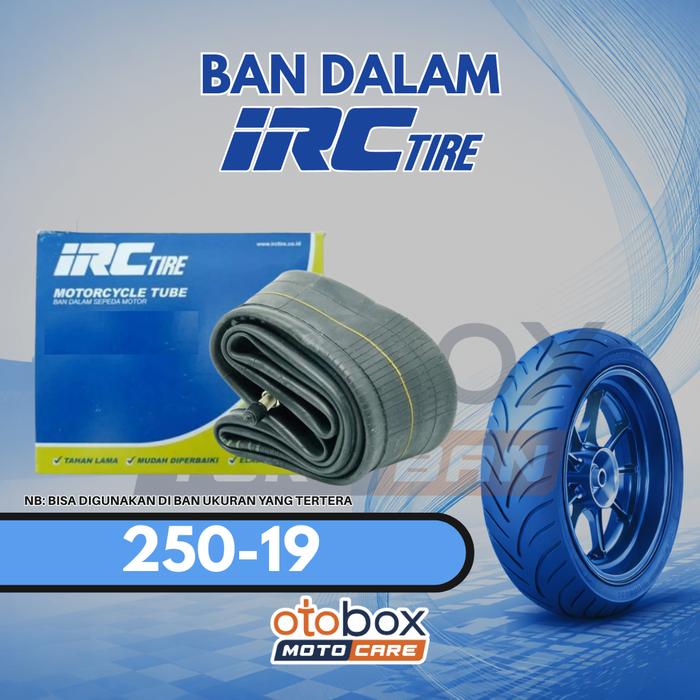 BAN DALAM MOTOR IRC RING 19 BAN MOTOR BAN DALAM IRC