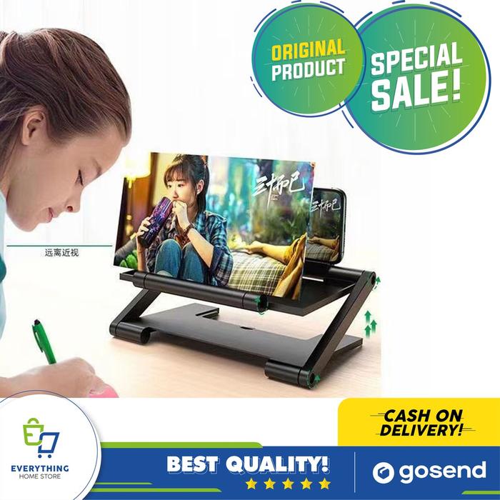 3D Folding Phone Screen Projector Amplifier Pembesar Layar Hp Phone 3D
