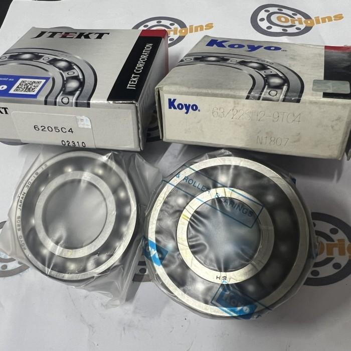 BEARING KRUK AS NINJA R NINJA RR KOYO JAPAN 63/22 C4 6205 C4 - 6322HSC4+6205C4
