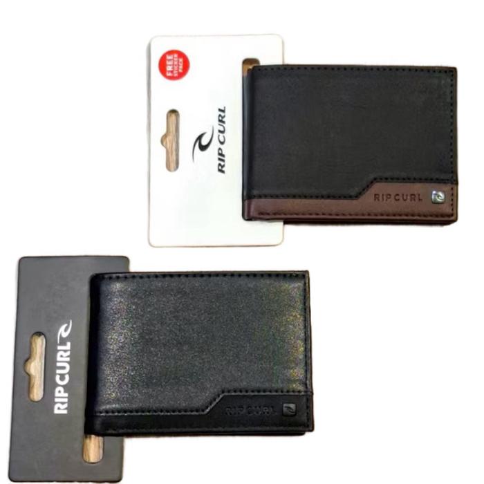 Dompet ripcurl original diskon dompet pria cowok hitam coklat