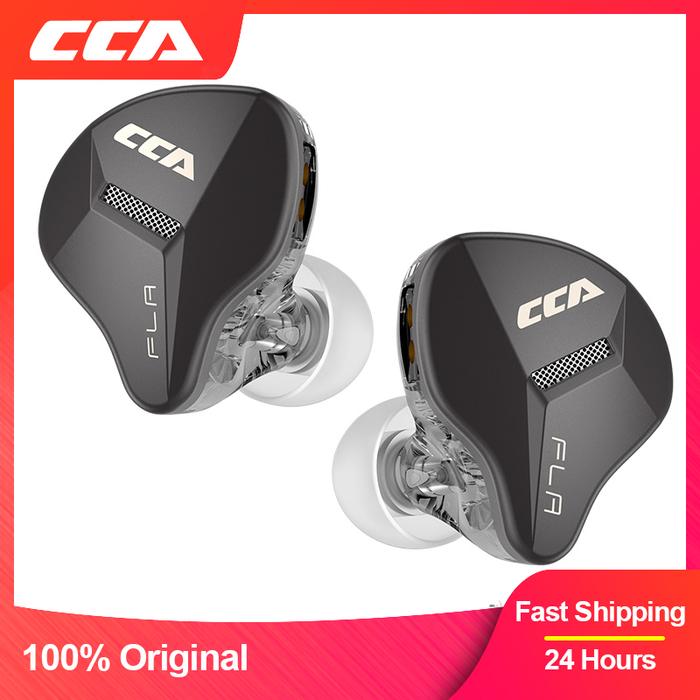 CCA FLA metal com fio fone de ouvido no monitor de alta fidelidade