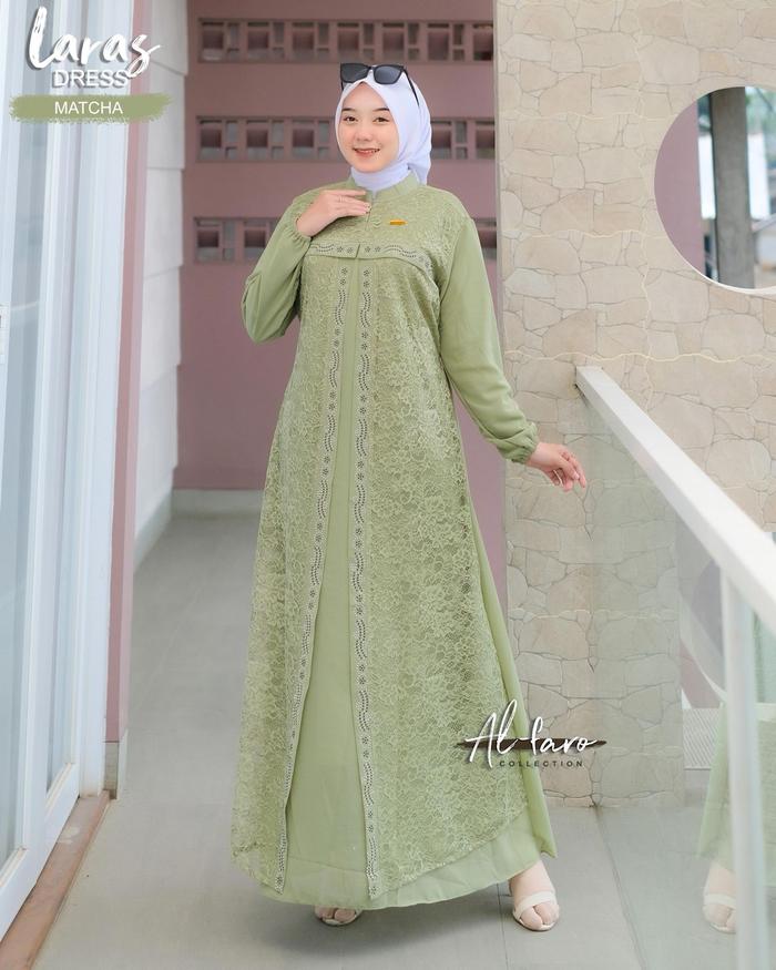 LARAS DRESS CERUTY BY ALFARO COLLECTION, GAMIS ORI , GAMIS CERUTY MIX BRUKAT