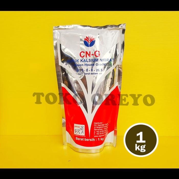 Pupuk Cng Cn-G Kalsium Nitrat Pak Tani Kemasan Pabrik 1 Kg