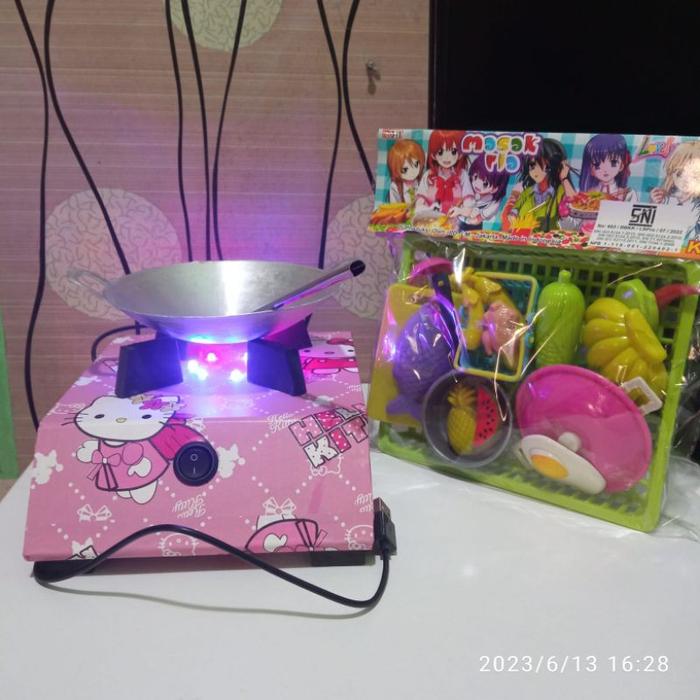 Mainan Anak Masak Masakan/Kitchen Set/Mainan Buat Kado/Mainan Anak Perempuan/Mainan Kompor Tungku 1