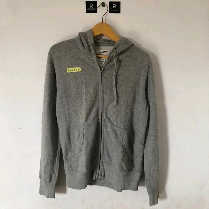 Jaket Zip Hoodie Uniqlo second original